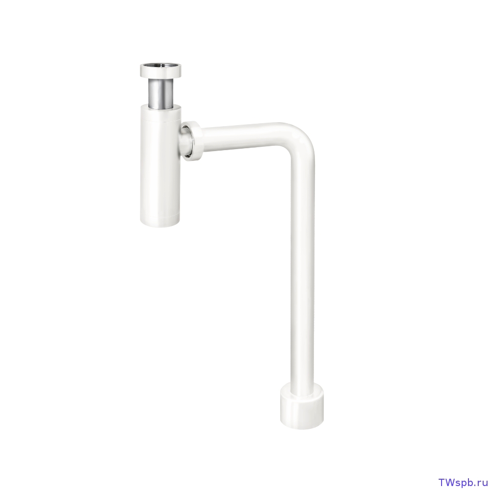 Gustavsberg Estetic GB4110388041L Белый сифон в пол для раковины