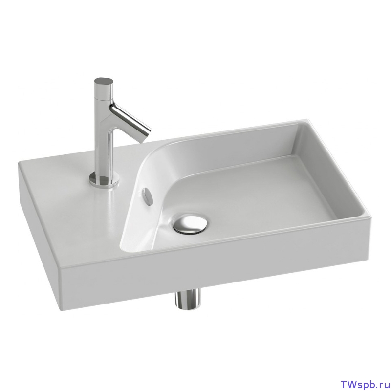 Подвесная раковина 60х37 см Jacob Delafon Rythmik EXR112-00