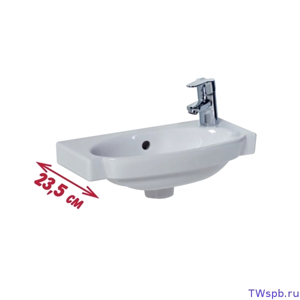 Jika Tigo Узкая раковина 45х23,5 см 8152120001061 (8.1521.2.000.106.1)