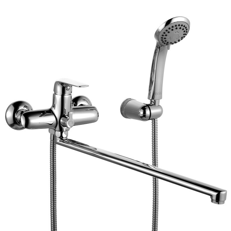 Смеситель для ванны, длинный излив, IDDIS Pond PONSBL2i10