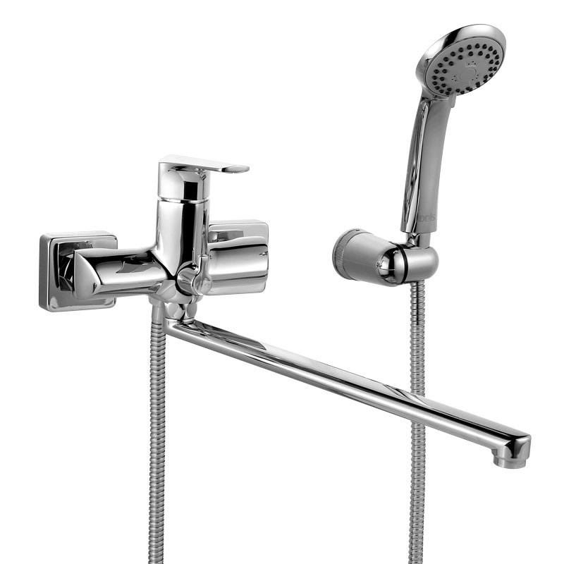 Смеситель с длинным изливом для ванны, IDDIS Harizma HARSBL2i10