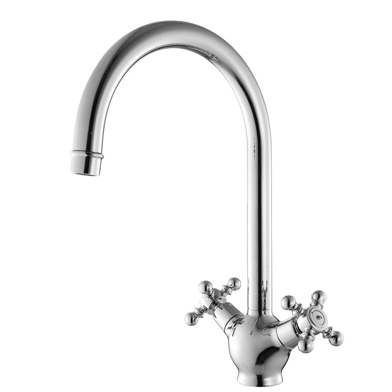 IDDIS Sam Двухзахватный смеситель для кухни (рукоятки Крест), IDDIS Sam SAMSB00i05