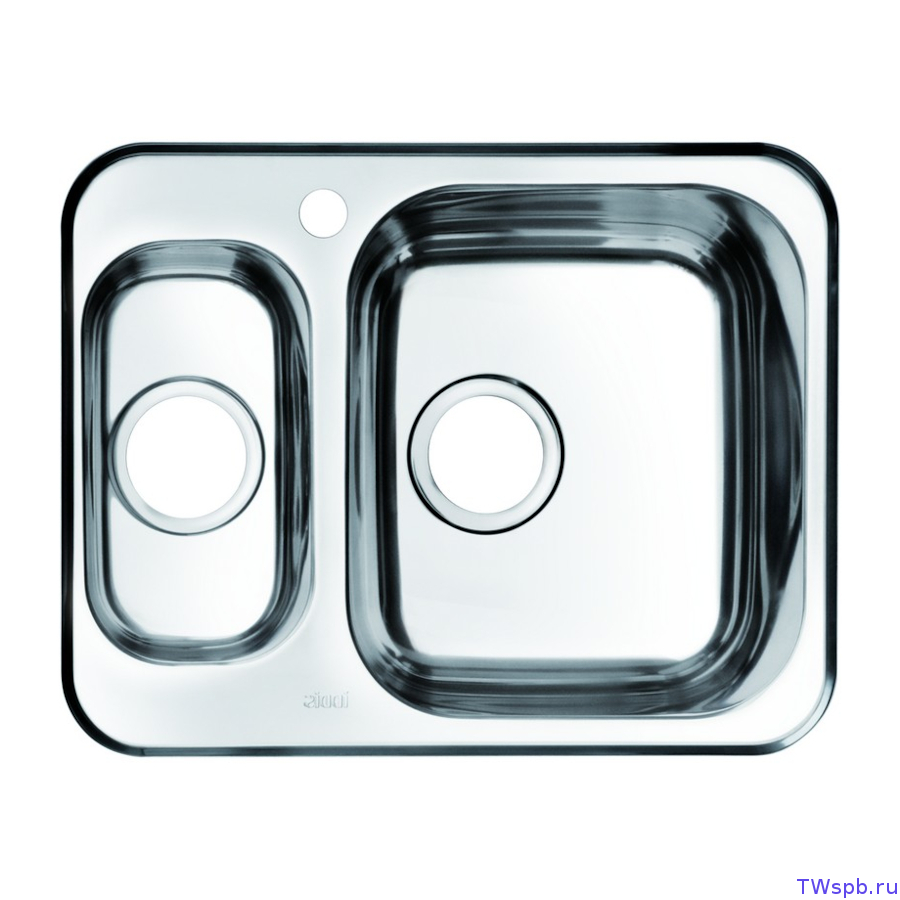 Двойная мойка для кухни, IDDIS Strit STR60PZi77