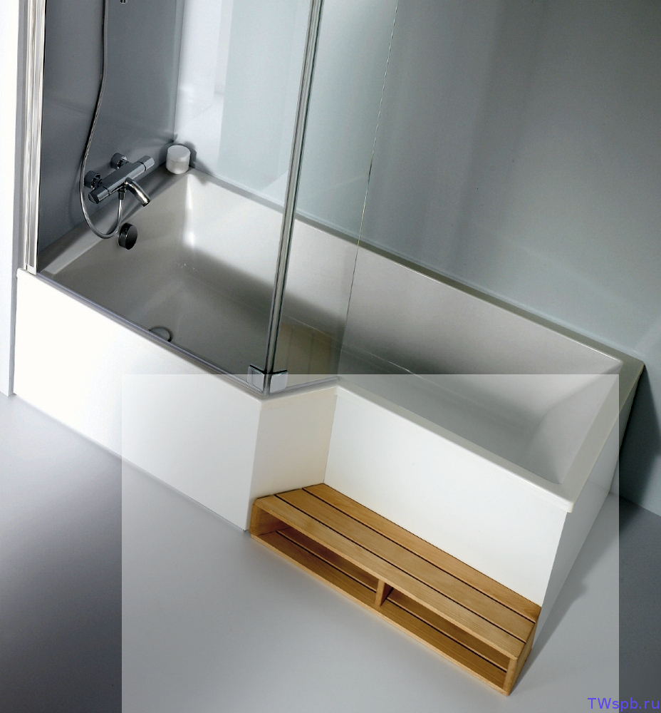 Деревянная ступенька для ванны, Jacob Delafon Bain Douche E6D001-00
