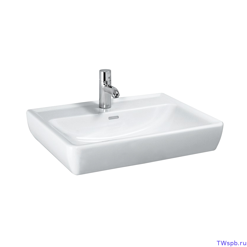 LAUFEN PRO 8.1895.1.000.104.1 Прямоугольная раковина 55х48 см