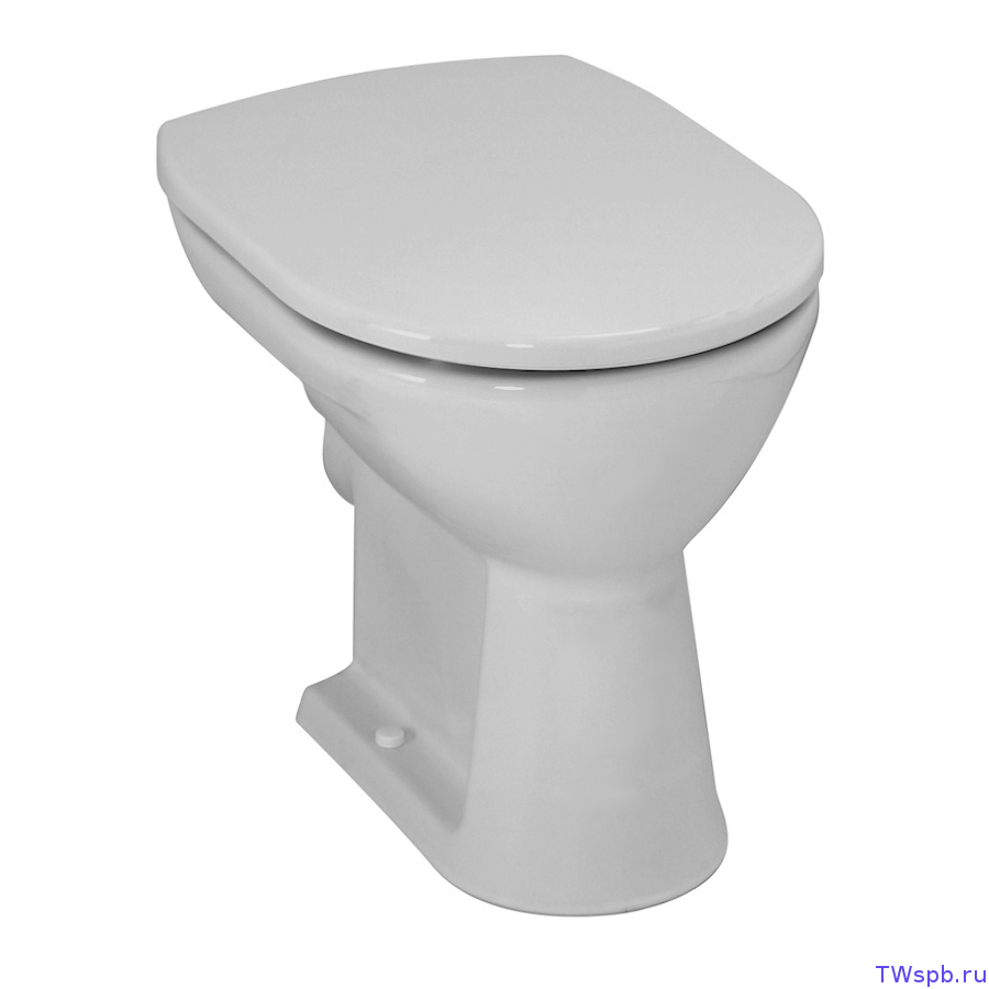 LAUFEN Pro 8.2195.8.000.000.1 Приставной безободковый унитаз с полочкой в чаше