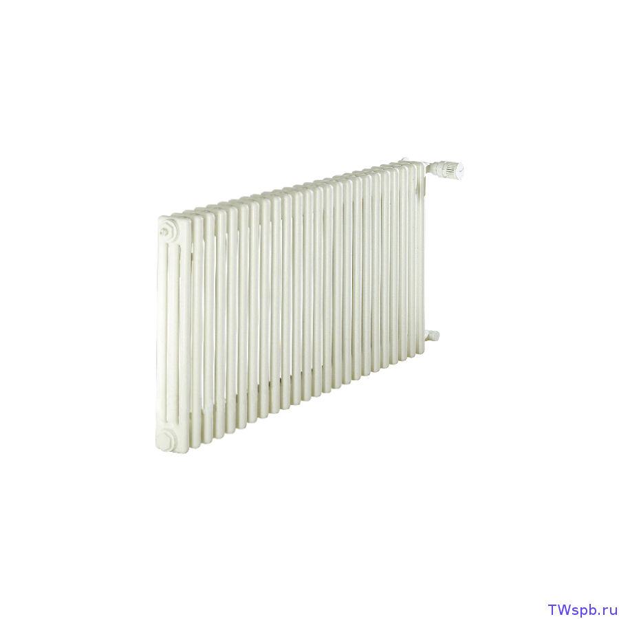 Стальной трубчатый радиатор Zehnder Charleston 3037/24 №1270/№7610 3/4"; RAL 9016