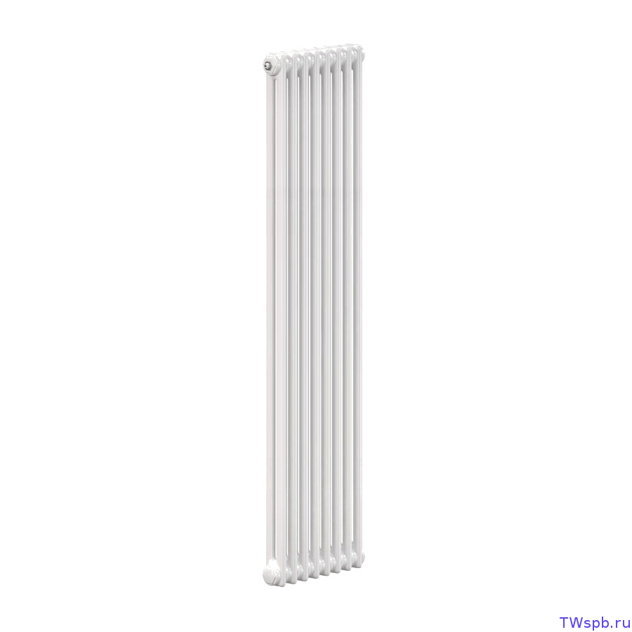 Трубчатый стальной радиатор Zehnder Charleston 2180/08 №1270/№7610 3/4"; RAL 9016