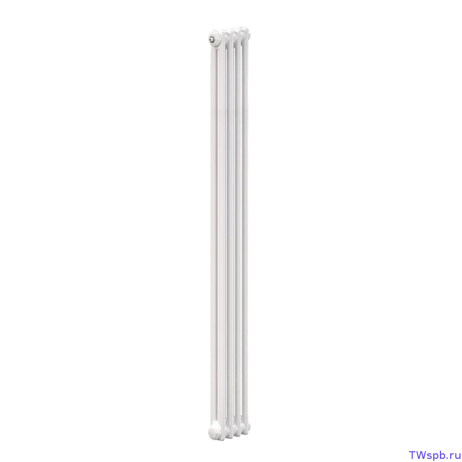 Стальной трубчатый радиатор Zehnder Charleston 2180/04 №1270/№7610 3/4"; RAL 9016