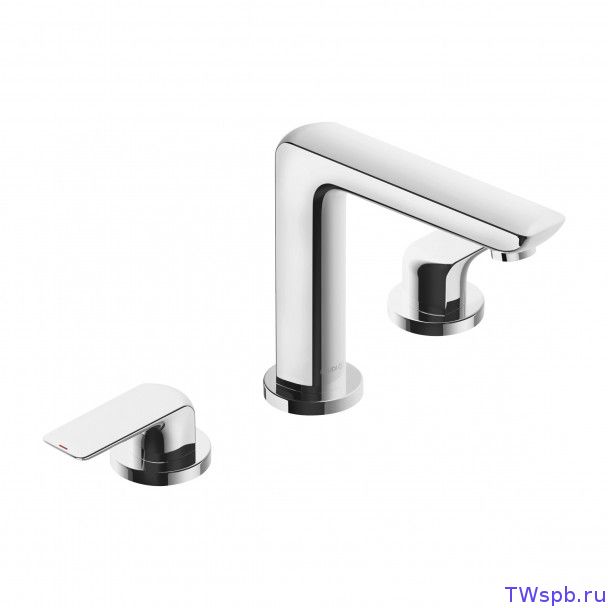 Смеситель для умывальника, установка на 3 отверстия, Kludi AMEO 413930575