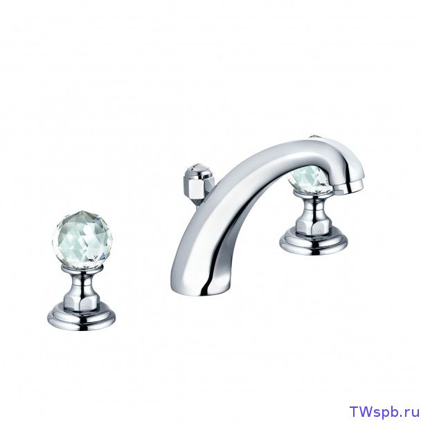 Смеситель с кристалами Swarovski, Kludi ADLON 5104305G5
