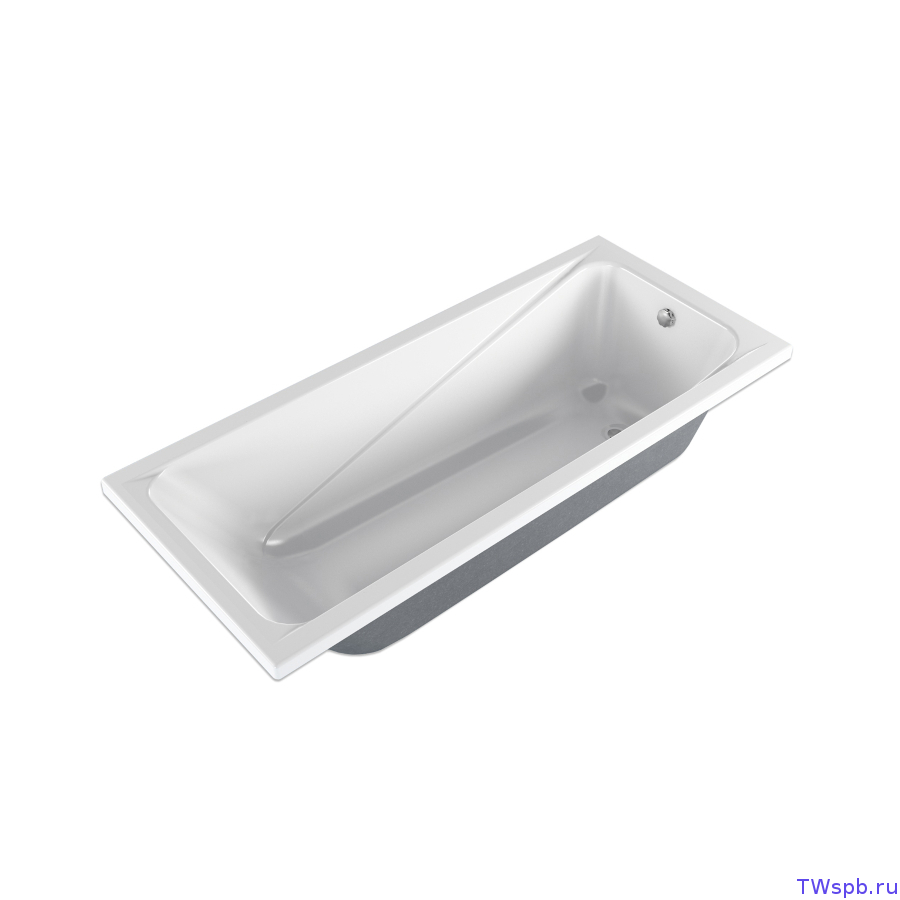 АВS_011445 Акриловая ванна 150х70 см МетаКам Light на каркасе