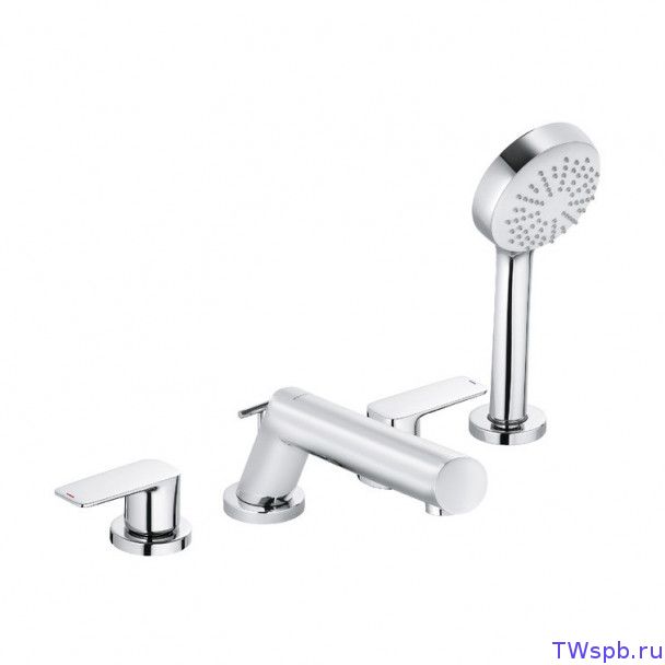 Kludi PURE&STYLE Врезной смеситель с лейкой, для ванны, Klidi PURE&STYLE 404250575