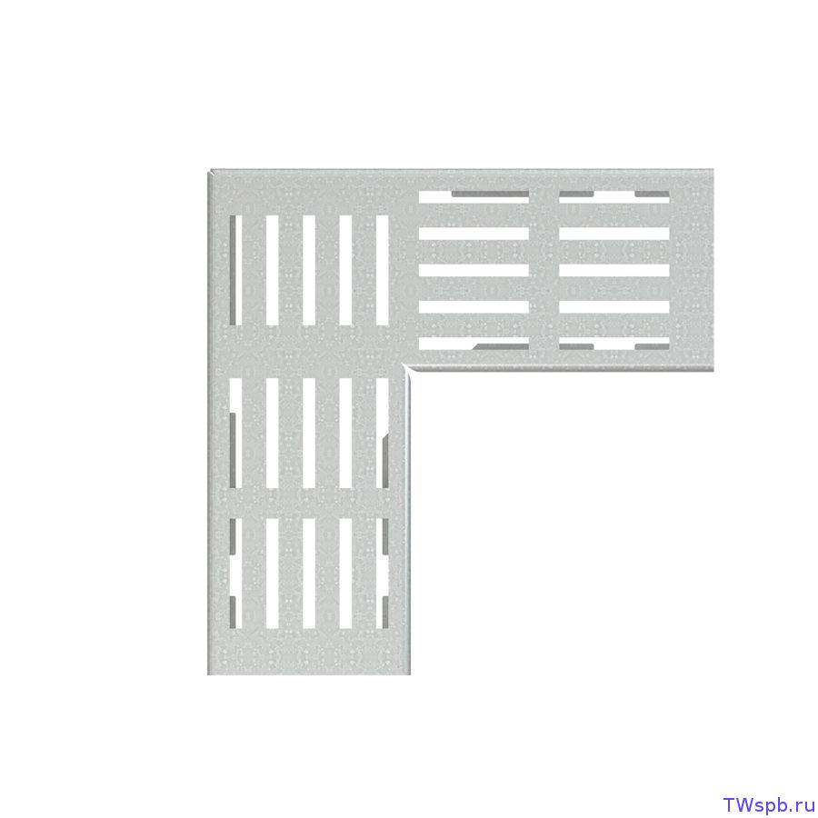 ADZ-R121R Alcaplast Решётка для дренажного углового желоба 100 мм