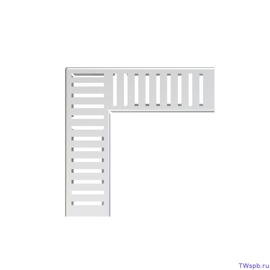 ADZ-R302R Alcaplast Решётка для дренажного углового желоба ADZ301VR 75 мм