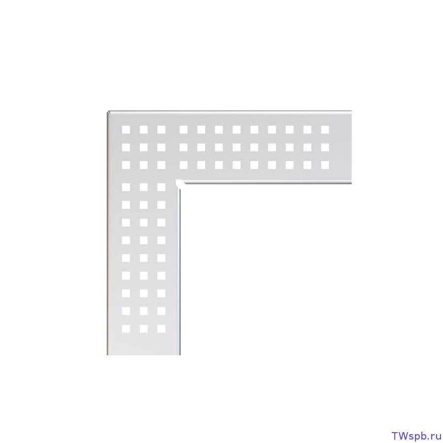 ADZ-R303R Alcaplast Решётка для дренажного углового желоба ADZ301VR 75 мм