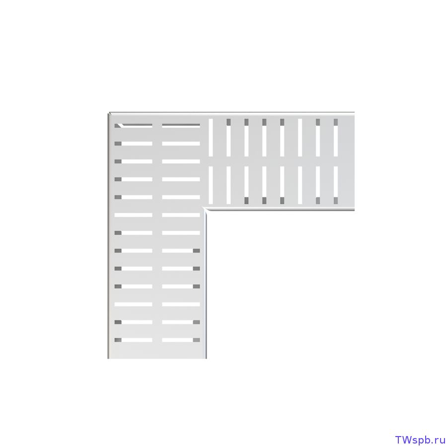 Alcaplast  ADZ-R322R Alcaplast Решётка для дренажного углового желоба ADZ302VR 100 мм