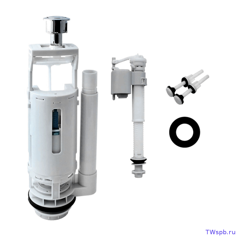 Двухрежимная арматура для унитаза, IDDIS F012400-01K