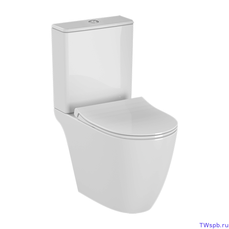 Безободковый унитаз с микролифтом, VitrA Sento 9830B003-7204