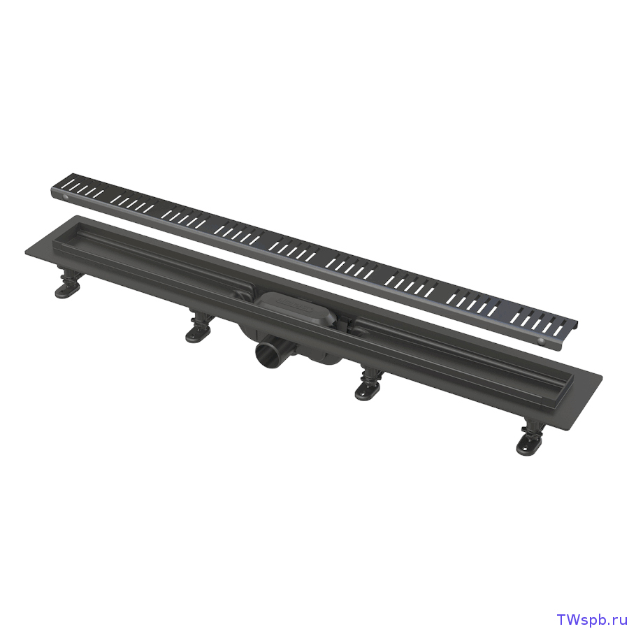 APZ10BLACK-950M Simple Душевой лоток чёрный матовый