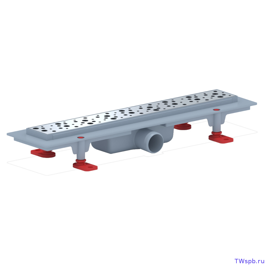 TL1345G Линейный душевой трап с решёткой