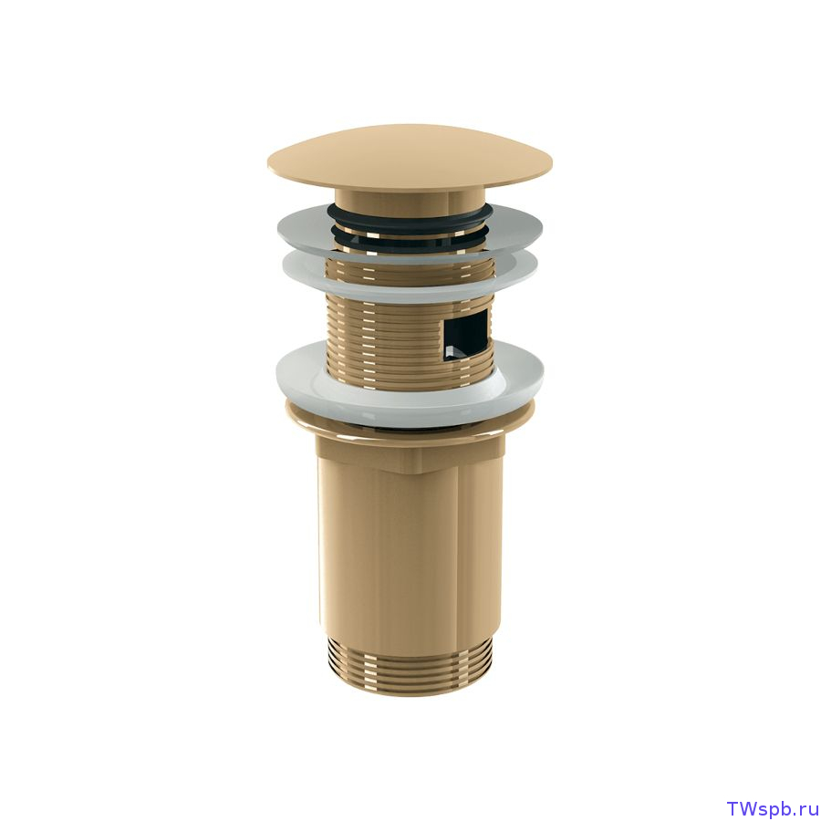 Золотой донный клапан для раковины, Alcaplast A392-G-P