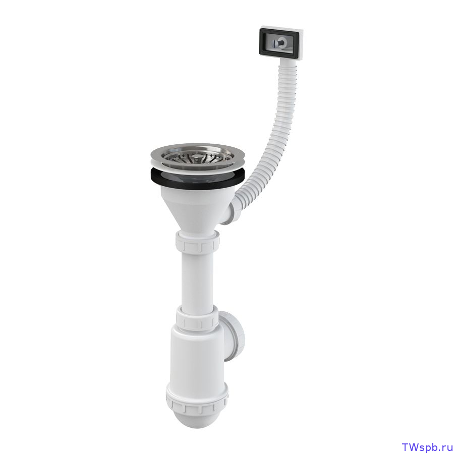 Alcaplast A447-DN50/40 Сифон для мойки с переливом