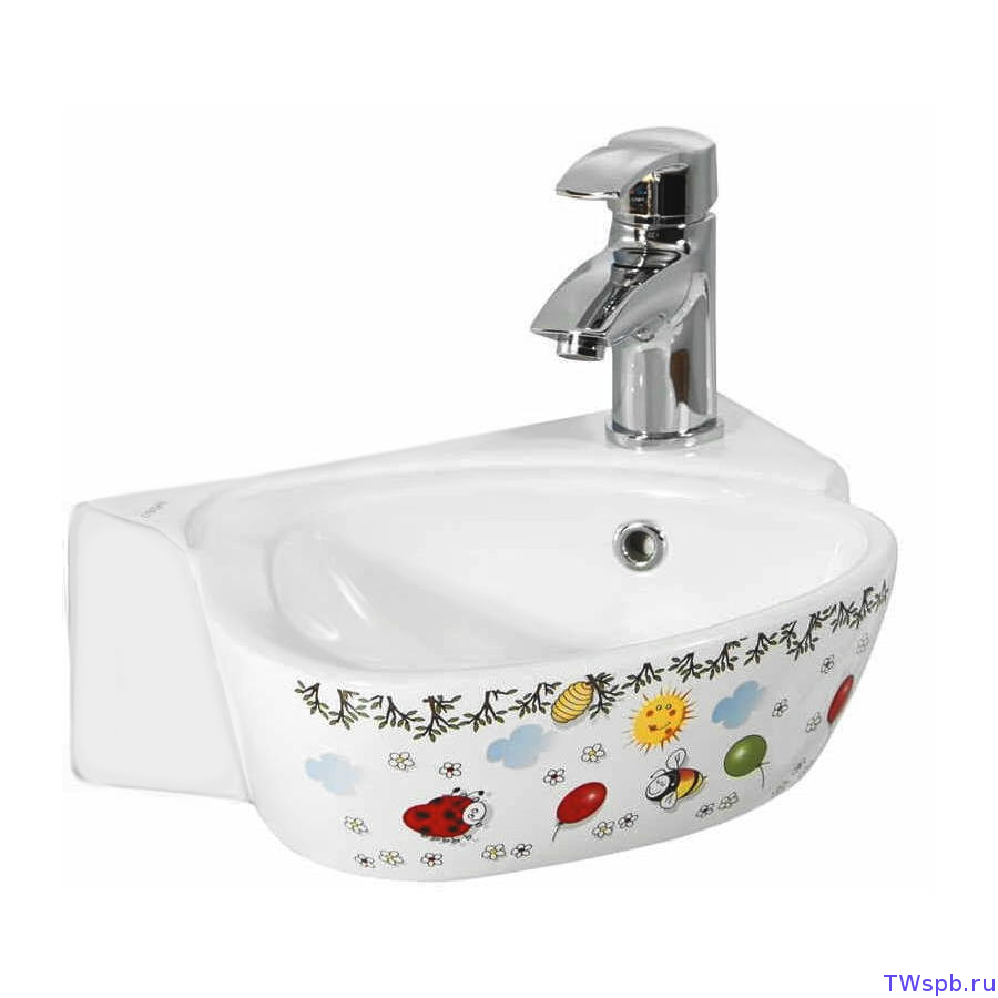 Цветная детская раковина Creavit Cocuk CK035-00CB00E-FF00