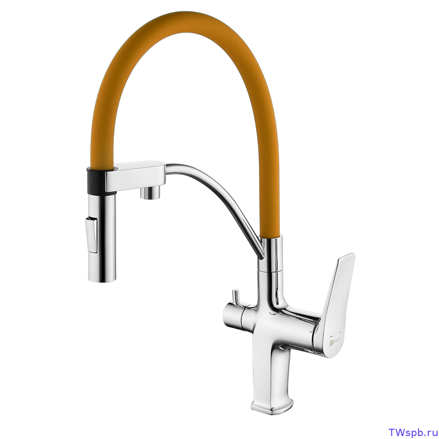 LM3074C-Orange Cмеситель с подключением к фильтру питьевой воды