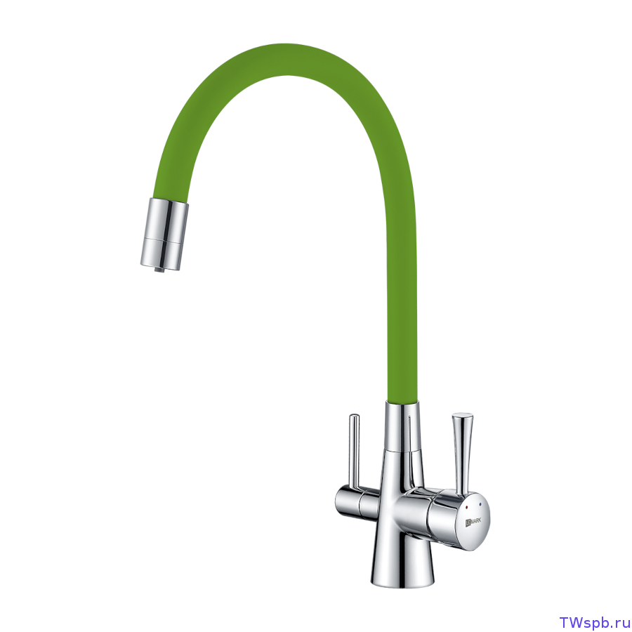 LM3075C-Green Смеситель для кухни с подключением к фильтру