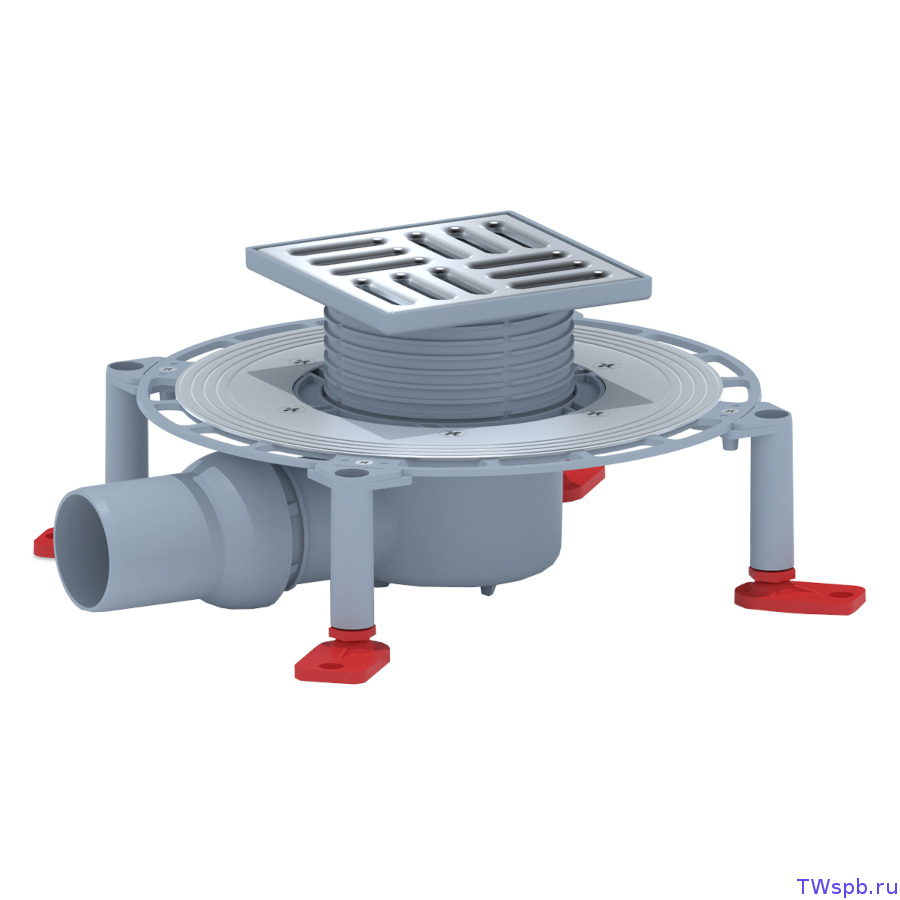 TVZ5614 Душевой трап, решётка из нержавеющей стали (12х12)