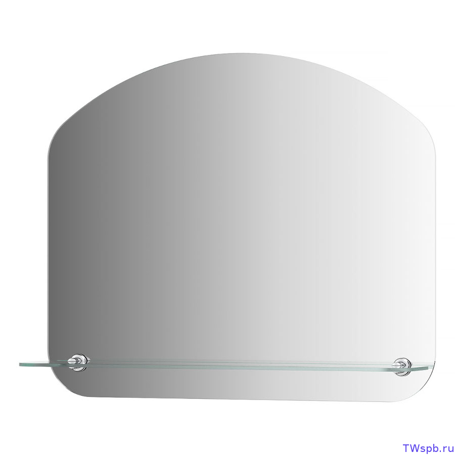Настенное зеркало EVOFORM Optima с полочкой, 60х50 см, BY 0517
