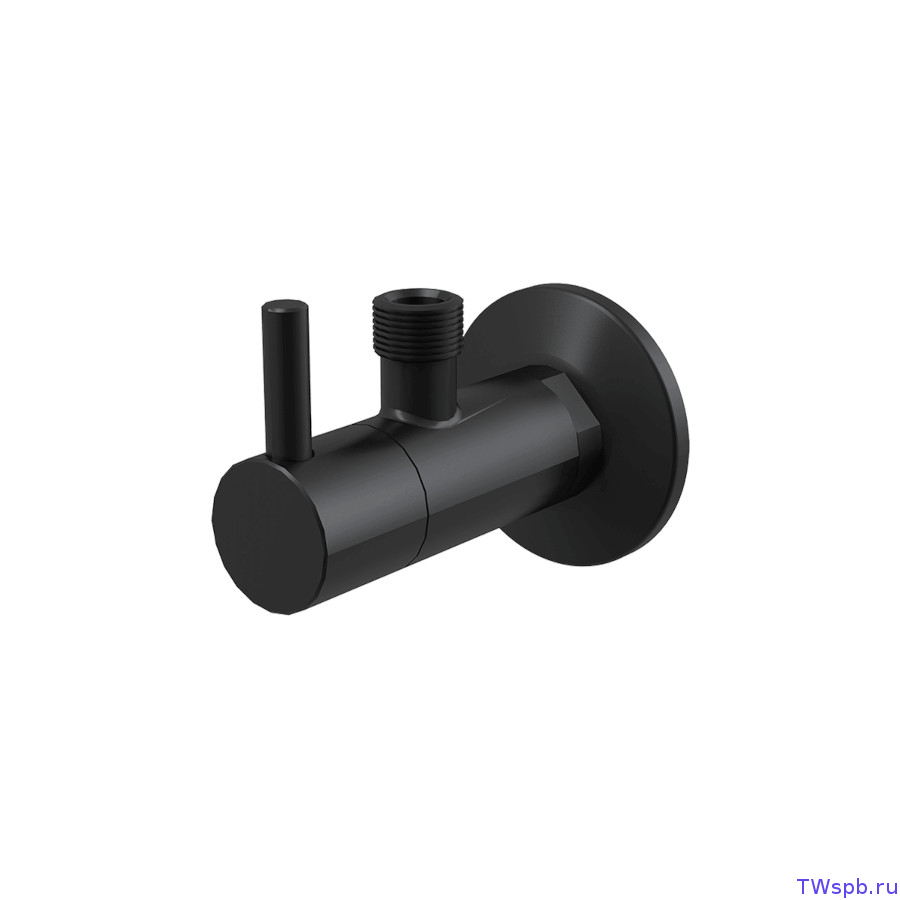 ARV001-BLACK Угловой кран G1/2 НР - G3/8 НР