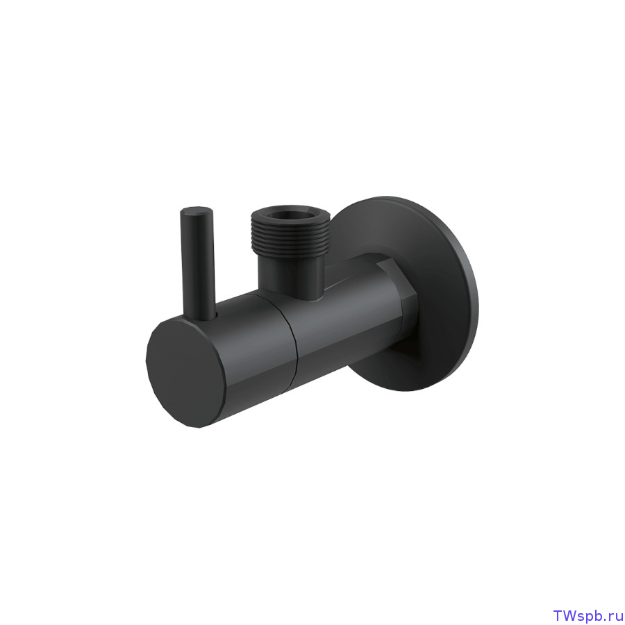 ARV003-BLACK Угловой кран с фильтром, G1/2 НР