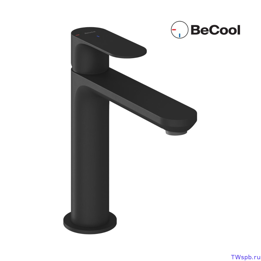 X070411 Чёрный матовый смеситель для раковины, EL 012.21BLM BeCool