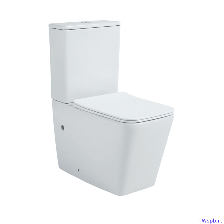 AQ1263N-00 Aquatek Либра New безободковый унитаз-компакт, Soft Close