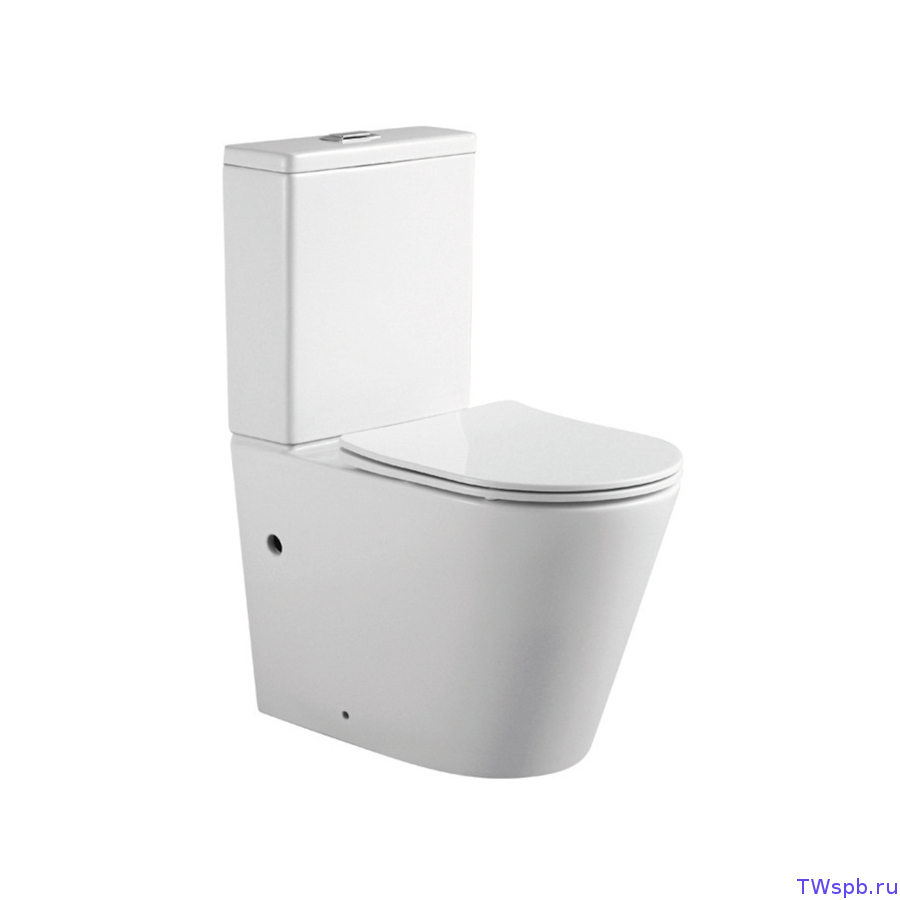 AQ2904-00 Aquatek Вега безободковый унитаз-компакт с микролифтом