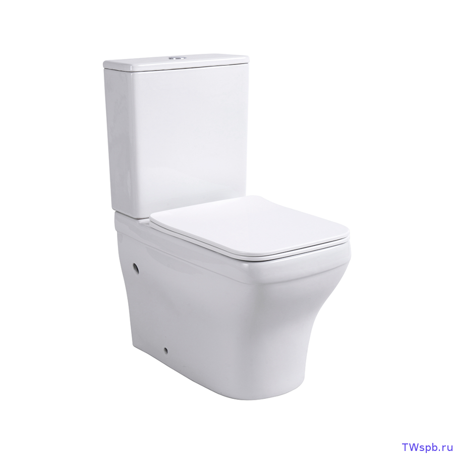 AQ2914-00 Aquatek Амадео безободковый унитаз-компакт с микролифтом