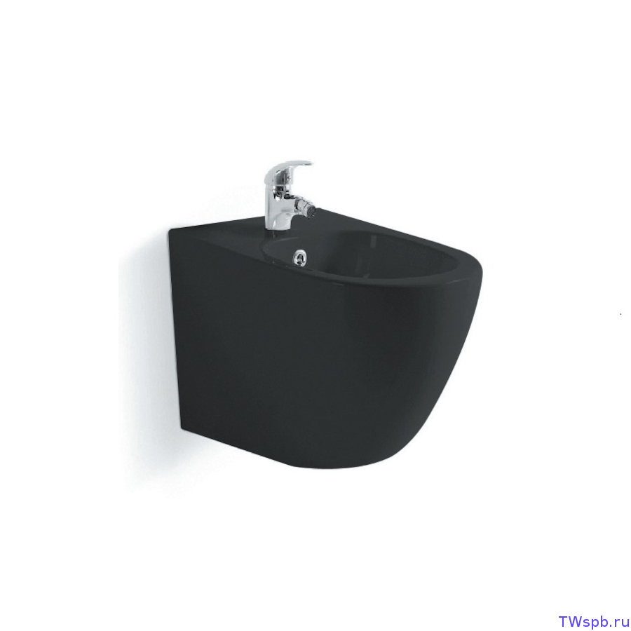 AQ1016-MB Aquatek Европа биде подвесное чёрное матовое