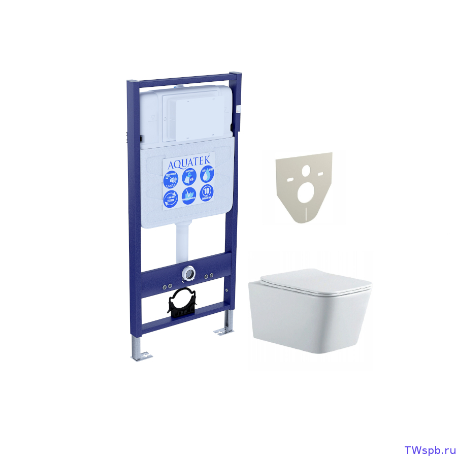 Инсталляция с унитазом, Set Aquatek Либра N
