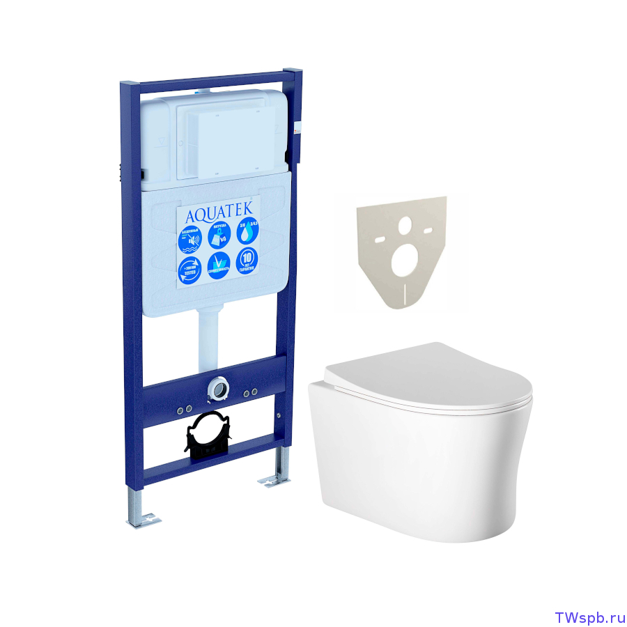 Инсталляция с унитазом, Set Aquatek Ника
