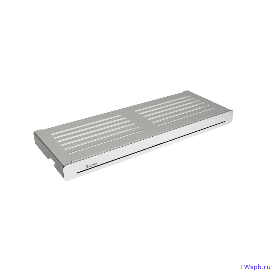 X07P577 Полка Slim S для ванной, сатин