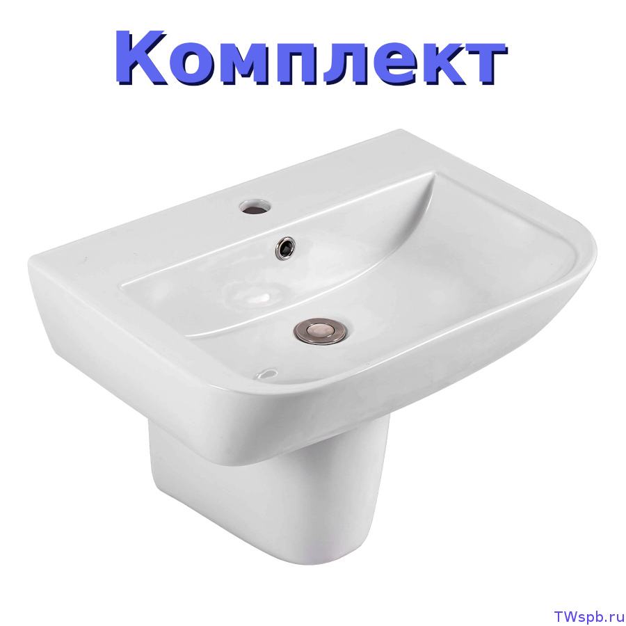 Раковина Aquatek AQ5440-00 с полупьедесталом