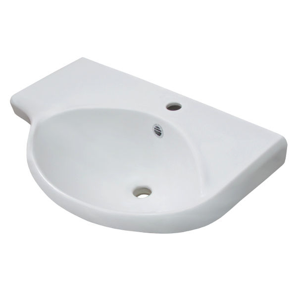 Gustavsberg Basic 593-V Раковина с боковой поверхностью, GB1059326109