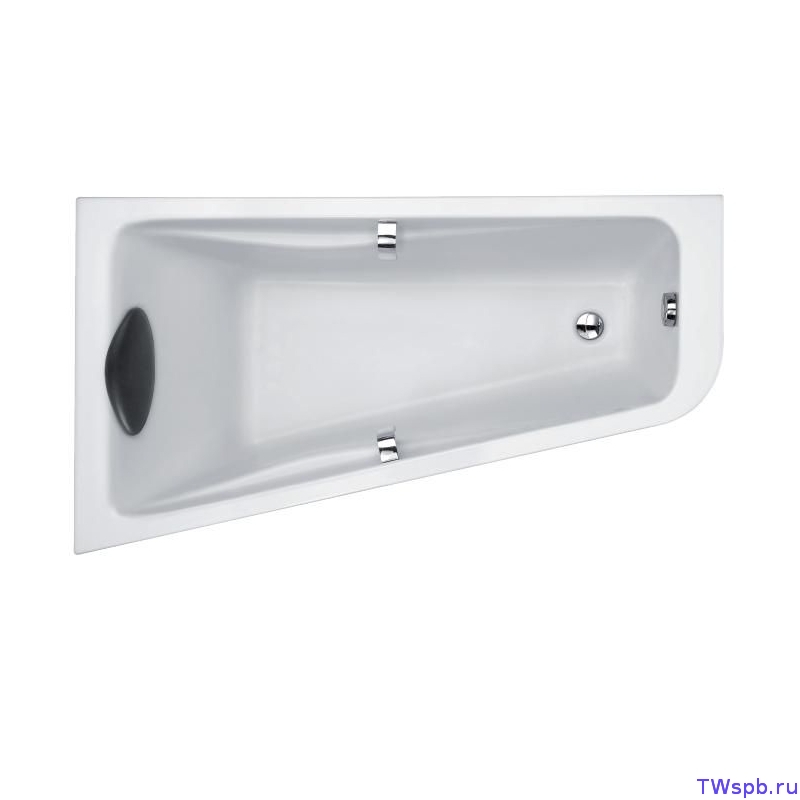 Асимметричная ванна 160х90 см Jacob Delafon Odeon Up E6065RU-00
