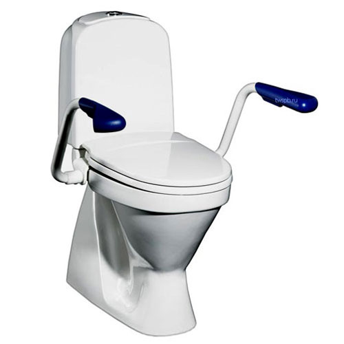 Gustavsberg Nordic 2350+3051 высокий унитаз с подлокотниками