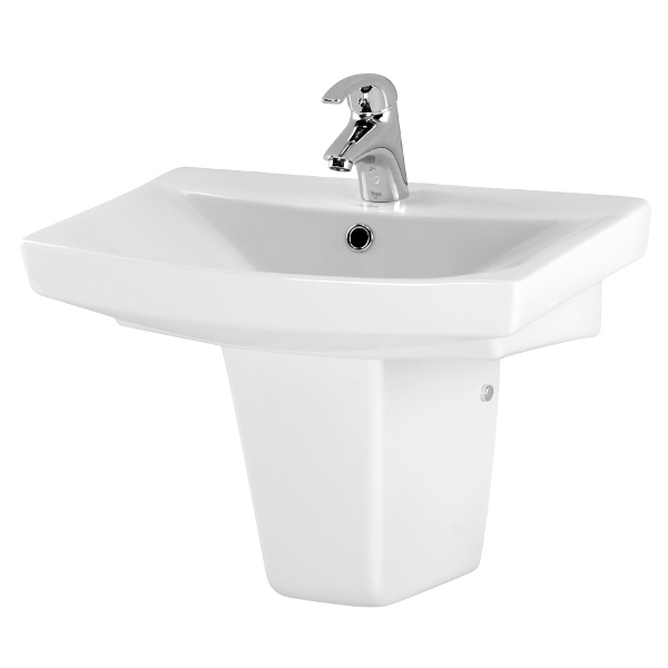 Керамическая раковина 55 см Cersanit Carina S-UM-CAR55/1-w