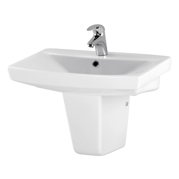 Керамическая раковина 60 см Cersanit Carina S-UM-CAR60/1-w