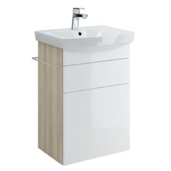 Тумба под раковину, Cersanit Smart B-SU-SMA-CA55/Wh
