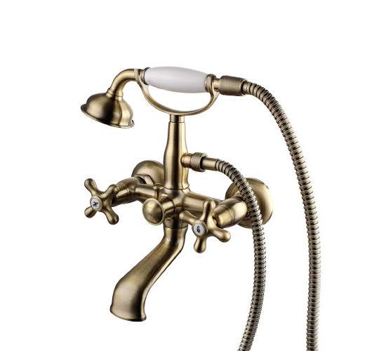 Lemark LM2812B Смеситель двухзахватный для ванны